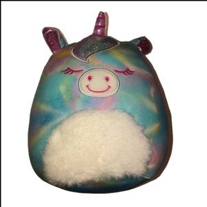 SQUISHMALLOWS Kellytoy Anouk The Tye Dye Unicorn Plush Mystery Plush 8”